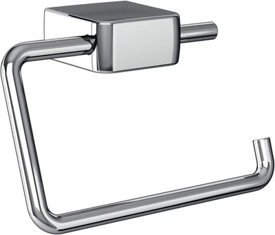 Porte-rouleau WC Emco Trend en chrome gris - Photo 1/3