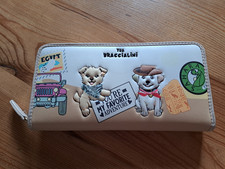 Wunderschöne Geldbörse Braccialini Tua, Portemonnaie,  Hundemotiv, fröhlich, NEU