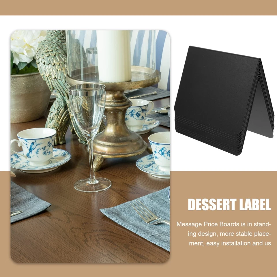  1 Set kleine Tafeln Schild wiederverwendbar Kreidetafel Lebensmitteletiketten Tafel - Bild 4 von 4