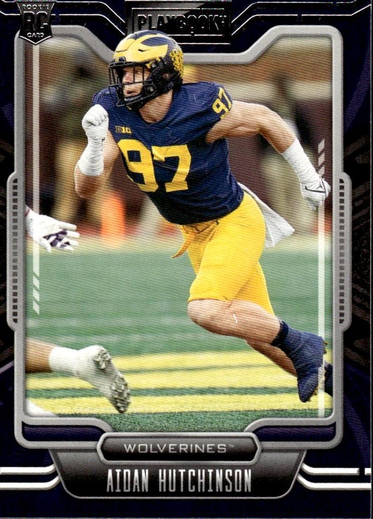 2022 Panini Chronicles Draft Picks #16 Aidan Hutchinson Playbook