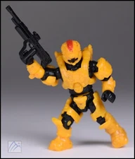 HALO MEGA CONSTRUX BLOKS UNSC YELLOW SPARTAN PROTECTOR MINI FIGURE DELTA SERIES