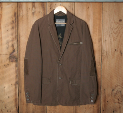 Vintage Y2K Aeropostale 2-Button Blazer Slacker Jacket w/Corduroy