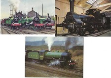 LNER KI 2005 Great Northern Stirling Single LNWR Columbine York railway postcard