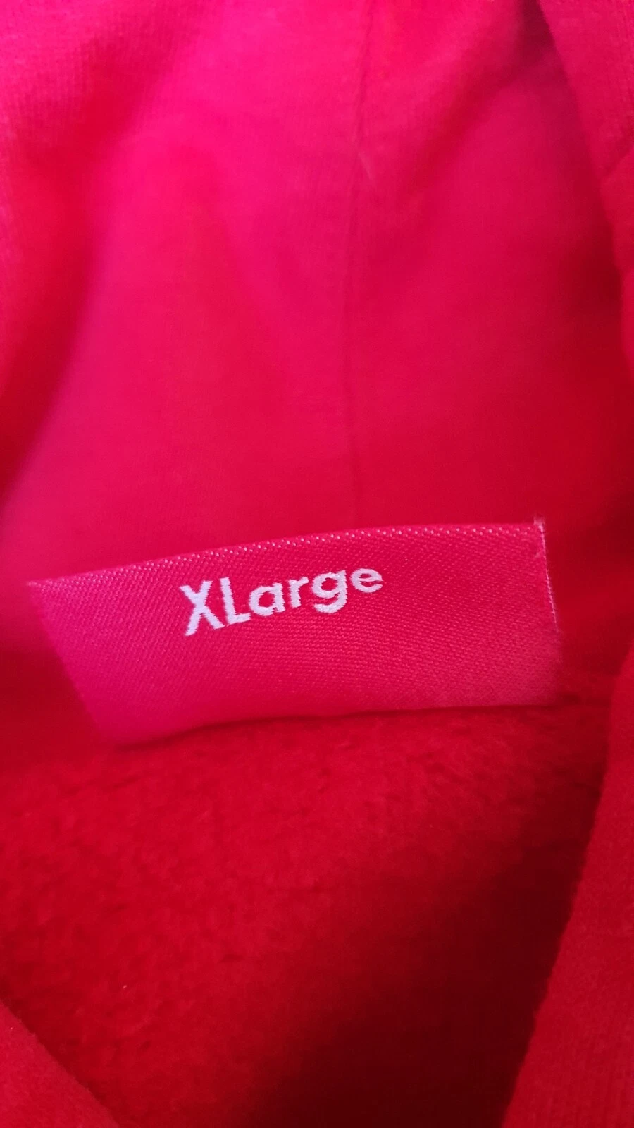 Felpa con cappuccio SS21 Supreme Laser Cut S Logo taglia XL rossa