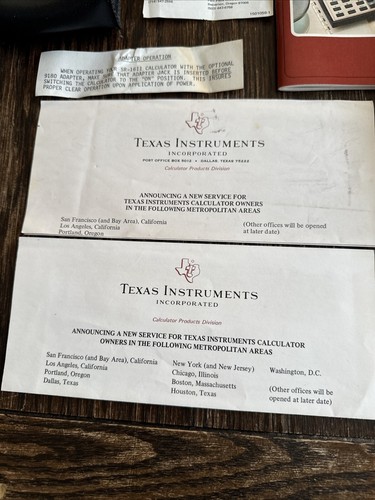 Texas Instr. SR-16-II Scientific Hand Held Calculator w/Box & Manual WORKS READ - Picture 7 of 16