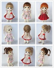 JD616 1/8 1/6 High Ponytail Mohair BJD Wigs 5-6inch 6-7inch OB11 YOSD Doll Hair