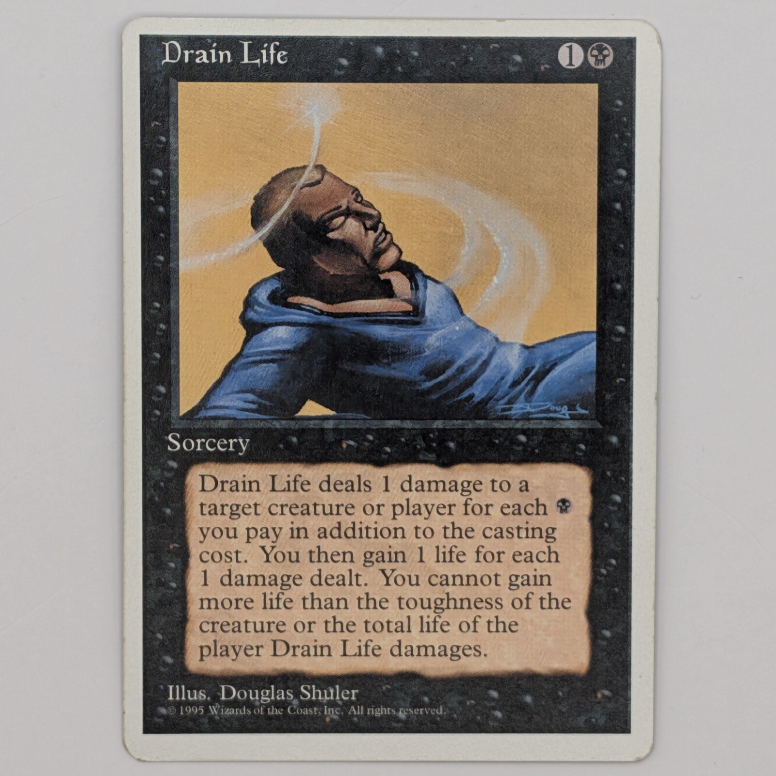 Drain Life - 4th Edition Fourth 4ED Magic Card MTG - LP