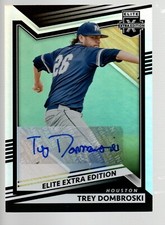 2022 Elite Extra Edition Signatures #133 Trey Dombroski