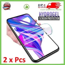 2PCS Hydrogel Screen Protector For Apple iPhone 17 16 15 14 13 12 Pro Max X XS 8