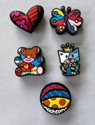 Romero Britto 5 pack Vibration Tennis Dampeners Collection * NEW *