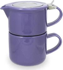 FORLIFE Tea for One Teapot with Infuser 14 oz, Purple