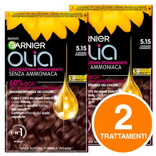 Garnier Olia Tinta Capelli Colorazione Permanente Trattamento Senza Ammoniaca - Foto 11 di 27