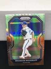 Brandon Woodruff Cosmic Haze Prizm Parallel 2021 Prizm Baseball #18 Brewers