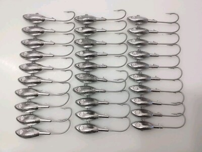 30 Stück Jigköpfe / Dorschbomben 6/0 eagle claw 56gr. 42gr. 72gr. Meeresfischen