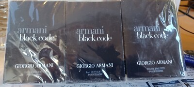 $75, NEW, X12 LOT, Armani Black Code  Giorgio Armani Sprays 0.05 Fl.oz(Samples)