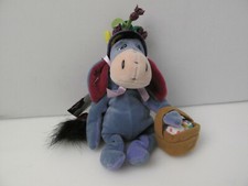 Disney Store Mini Bean Bag Easter Bonnet Eeyore 9" Plush Stuffed Animal Toy