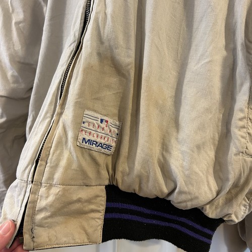 Vintage Colorado Rockies Varsity Jacket Mens Large Mirage Reversible RARE 90s - Picture 8 of 12