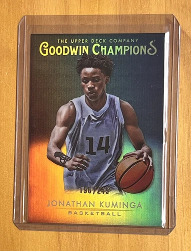JONATHAN KUMINGA 💎LIMITED EDITION ✨ROOKIE✨CARD!!!✨GOLD✨ REFRACTOR CARD #196/249