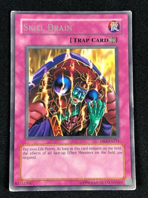 YUGIOH SKILL DRAIN DR1-EN211 RARE(MP)