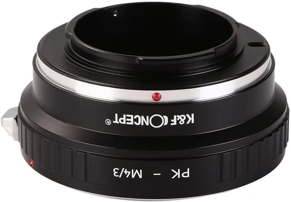 K&F Concept Manual Lens Adapter for Pentax K PK Lens to Micro 4/3 MFT Cameras - Image 4 of 4