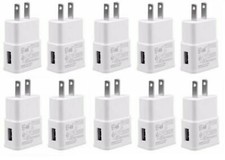 10x 2A USB Wall Charger Plug Home Power Adapter For Samsung LG HTC Amazon Kindle