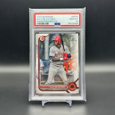 2022 Bowman Paper Prospects » Elly De La Cruz (1st) #BP50 » PSA 10
