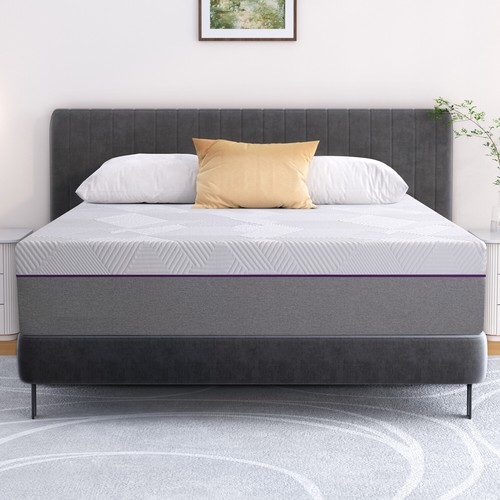 10"/12"/14" Gel Memory Foam Mattress Twin Full Queen King Size No-Noise Mattress - Picture 10 of 23