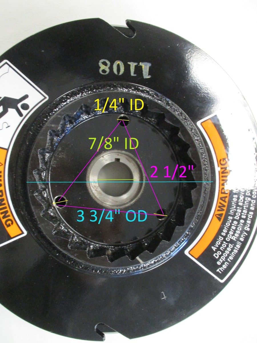 Mercury Mariner OUTBOARD Flywheel 25hp 258-818354t12 258-859232t10