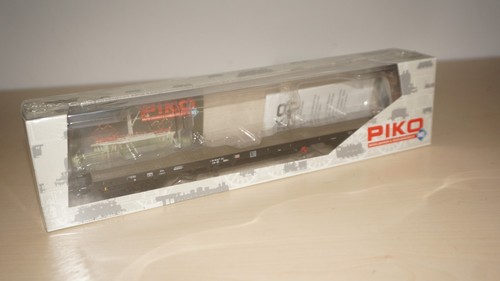 RF26] Piko H0 95489 H0 Containerwagen, unbeladen OVP noch eingeschweißt | Condition: Gebraucht