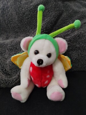 Fat Monkey International Butterfly Teddy Bear Plush Stuffed Animal Crinkle Wings