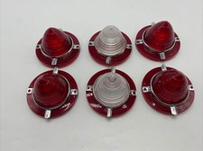 1961 Impala Ful-size Tail Lamp Back Up Lens With Chrome Bezel Set 1961 Impala Ful-size Tail Lamp Back Up Lens With Chrome Bezel Set