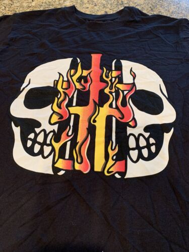 Drop Dead Clothing Skull XS Black BMTH Bring me the horizon Oliver Sykes T Shirt - Picture 2 of 5