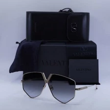 Valentino V-HEXAGON VLS-115A White Gold/Dark Grey Gradient AR 64-5-140 Sungla...