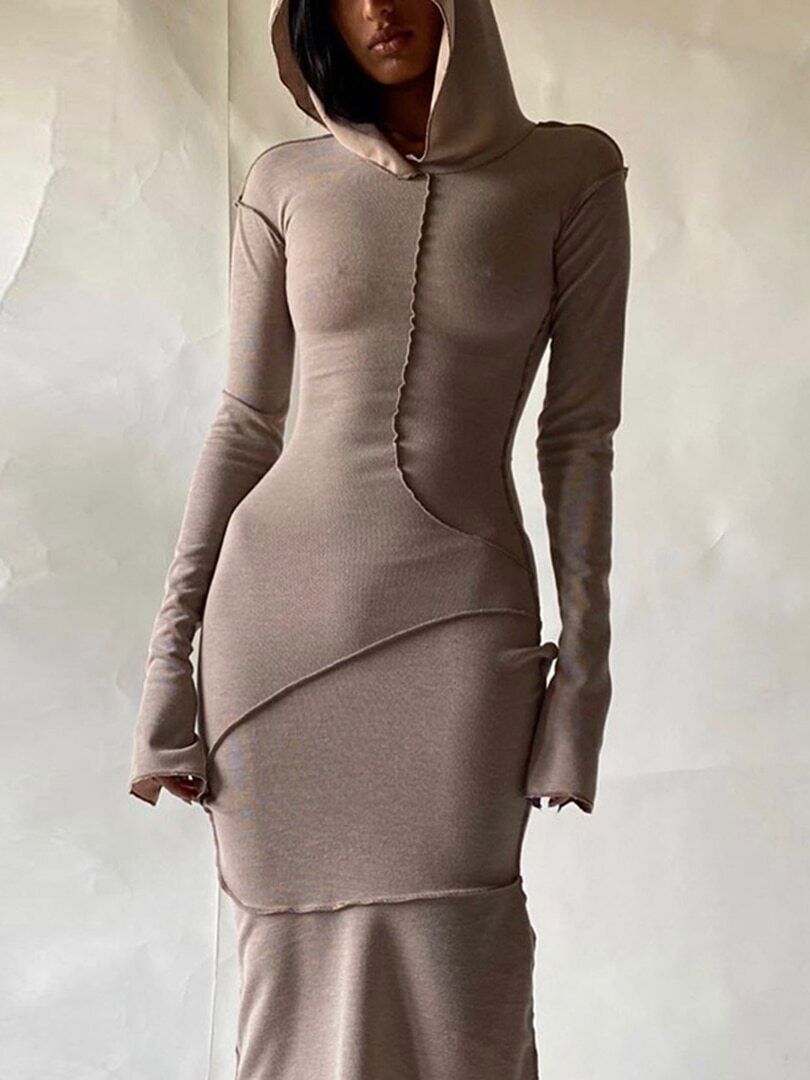 Lumignon ルミニョン LL hooded long dress S Hffdfec8aba6040d1ac2fccec2f867