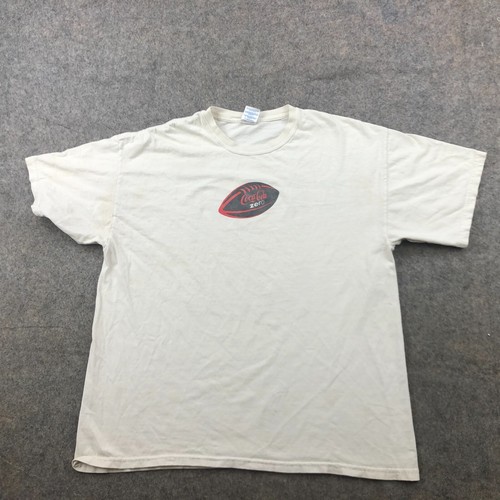 Tennessee Titans Shirt Men XL White Spell Out 2011 Schedule NFL Coke Zero * - Picture 9 of 20