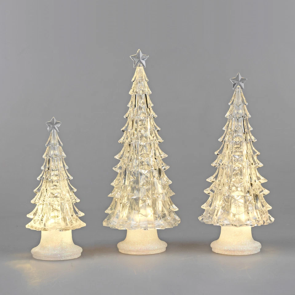 Dekobaum Stern Acryl mit LED Licht Weihnachtsbaum Tanne formano Weihnachtsdeko