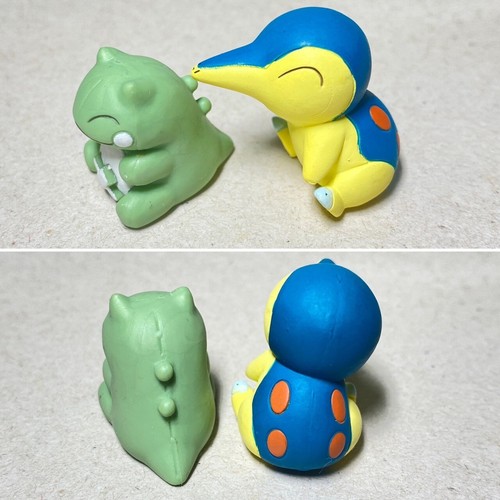 Figura de juguete Cyndaquil Pokemon Monster PC Whimsicott campaña sustituta Gashapon. - Imagen 2 de 3