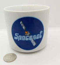 Large RCA Spacenet Satellite Mug Cup - Space Communications Workshop