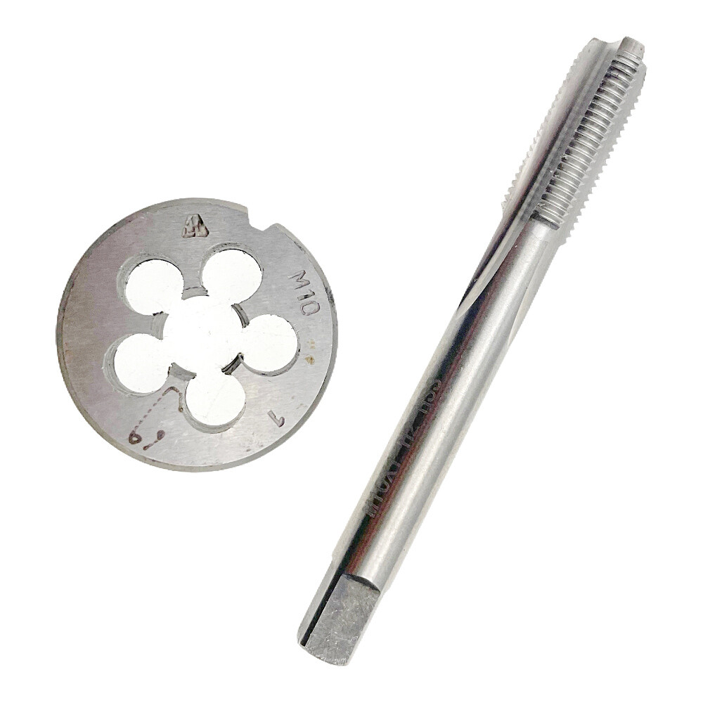 M10 x 1 Metric Tap and Die Set RH Right Hand HSS Machine M10x1 Thread
