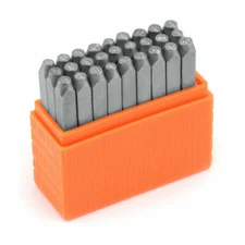 ImpressArt Basic Bridgette 3mm Lowercase Letter 27 Pcs Metal Stamp Set, NIP