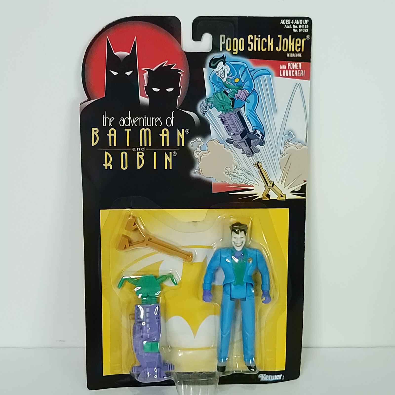 1995 Kenner The Adventures Of Batman & Robin Pogo Stick Joker Action Figure