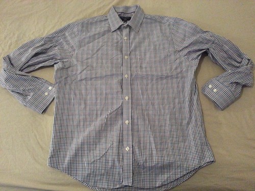 Chemise Banana Republic Slim Fit - Taille L - Col 16-16 1/2 - Manches 34/35 - Coton - Occasion Très Bon état
