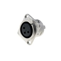 NC3FD-L-1 Buchse Xlr Weiblich Pin: 3 LöTen Silber 16A 2,5Mm2 Neutrik