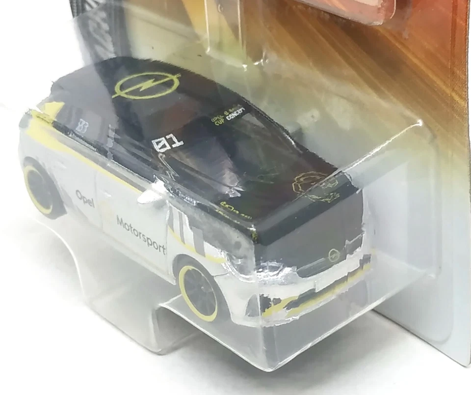 Majorette OPEL Corsa E Rally Silver - Wheel 8SBYL 1:55 3" Package with Card - Image 3 of 4