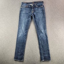 Seven7 Denim Jeans Women's Size 27 Blue Dark Wash High Quality