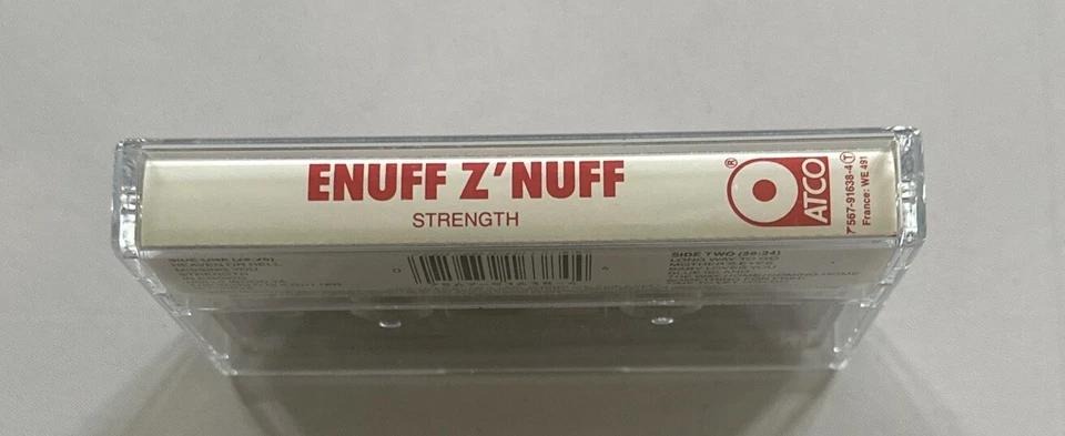 Enuff Z'nuff - Strength Rock/Metal Album Cassette Tape Ex / Mint - Image 4 of 4