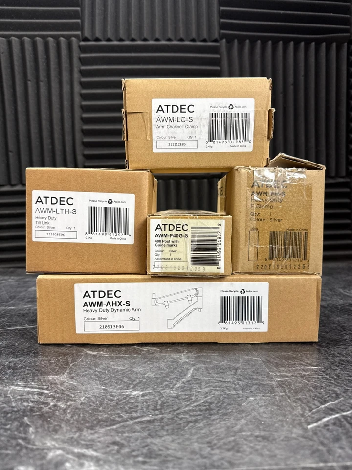 Atdec Heavy Duty Dynamic Arm on Post AWMS-HX40-H-S  ✅ ❤️️ ✅ ❤️️ New! - Image 4 of 4