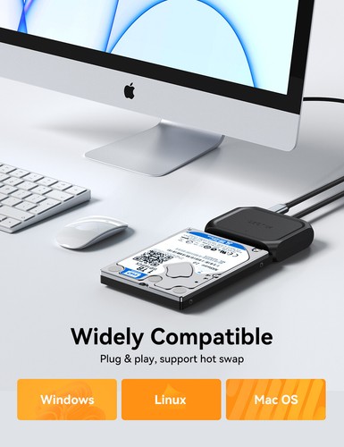 "Cable convertidor adaptador IDsonix SATA a USB para disco duro 2,5"" 3,5" - Imagen 3 de 34
