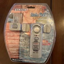 Techko Maid Inc S187D Safe Pool Alarm w/ Magnetic Sensor and Bypass *NEW Sealed*