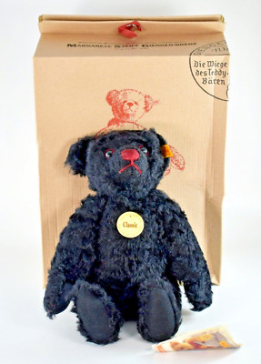 STEIFF BLACK CLASSIC BEAR 28 005592 - BOXED
